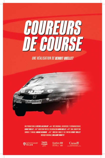 Coureurs de course - Affiche